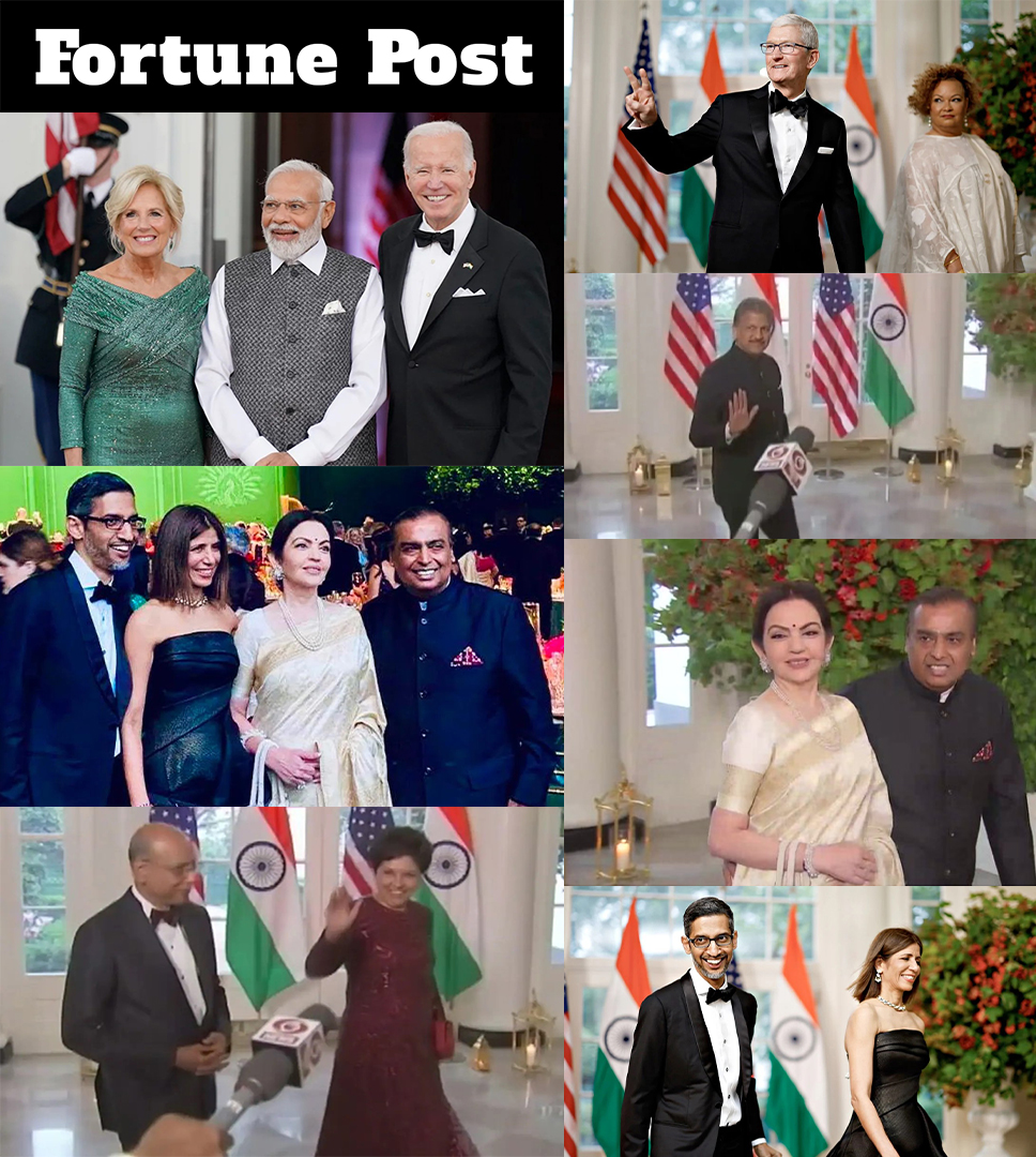 Pics: Star-Studded State Dinner For PM Modi, Top Businessmen Attend Party