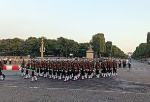 Indian Armed Forces contingent holds practice sessions in Paris ahead of Bastille Day parade