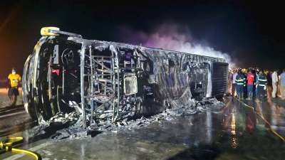 "They Were Sleeping": 25 Dead As Bus Catches Fire On Maharashtra Expressway