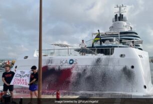 Climate Activists Spray Paint 300 Dollar Million Yacht Owned By Walmart Heiress Read Now